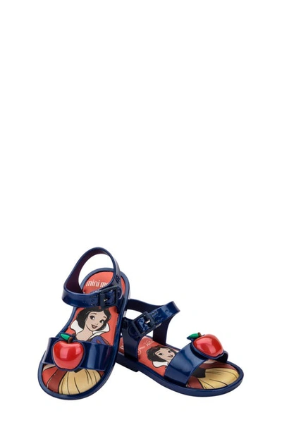 Mini Melissa X Disney Water Resistant Jelly Sandal In Mtl Blue