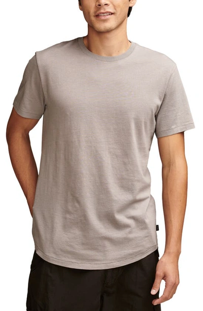 Shop Lucky Brand Crewneck Supima® Cotton T-shirt In Frost Grey