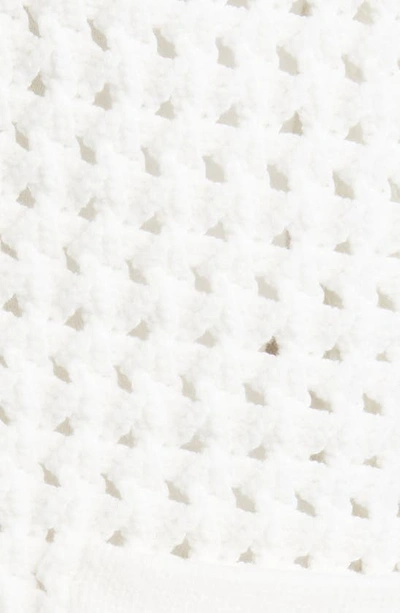 Kobi Halperin Loui Open Stitch Cotton Blend Cardigan In White