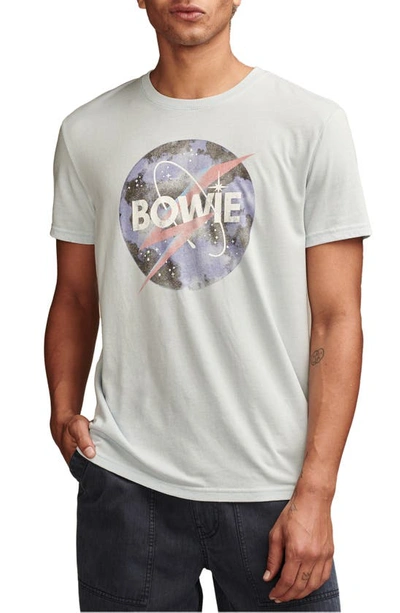 Shop Lucky Brand Bowie Nasa Graphic T-shirt In Winter Sky