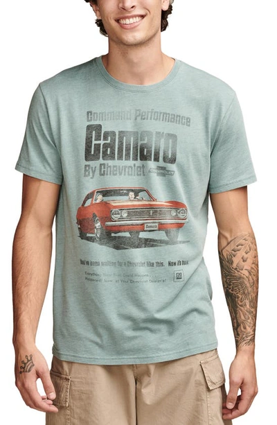 Shop Lucky Brand Camaro Graphic T-shirt In Arctic