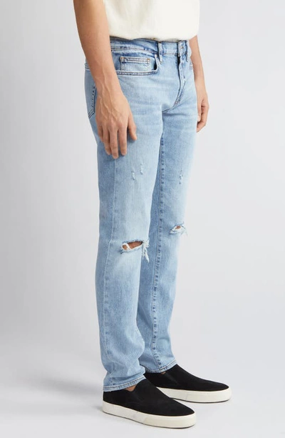 Shop Frame L'homme Skinny Fit Jeans In Baytown Rips