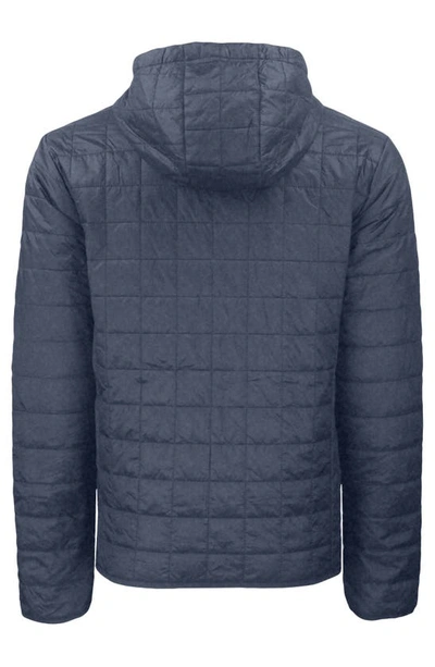 Cutter & Buck Rainier Primaloft Mens Big And Tall Eco Insulated Puffer Jacket In Blue