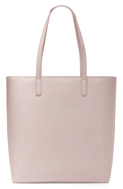 Shop Cole Haan Go Anywhere Leather Tote In Warm Beige