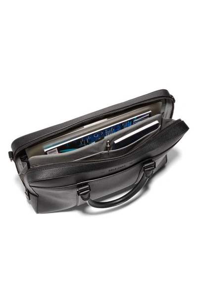 Cole Haan Triboro Leather Briefcase In Black