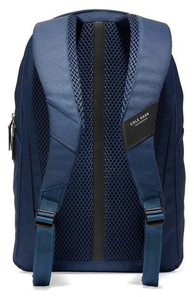 Shop Cole Haan Triboro Go To Nylon Backpack In Navy Blazer