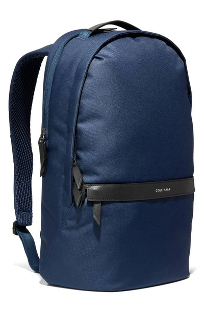 Shop Cole Haan Triboro Go To Nylon Backpack In Navy Blazer