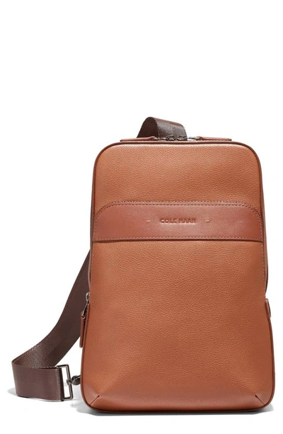 Shop Cole Haan Triboro Leather Sling In New British Tan