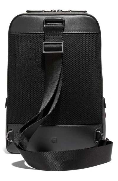 Shop Cole Haan Triboro Leather Sling In Black