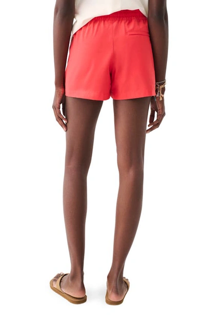 Shop Faherty All Day Shorts In Hibiscus