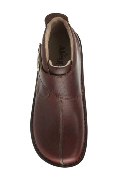 Alegria By Pg Lite Caiti Bootie In Chestnut