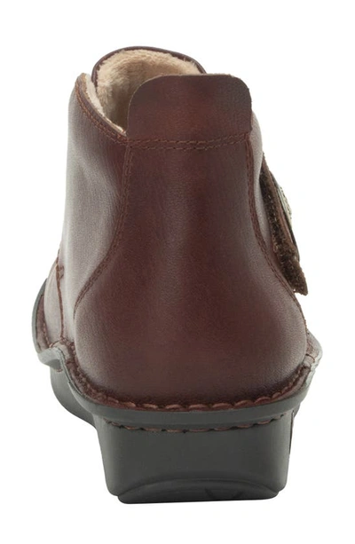 Alegria By Pg Lite Caiti Bootie In Chestnut