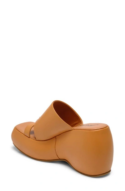 Free People Mila Wedge Slide Sandal In Vachetta