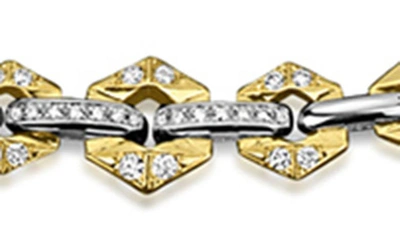 Dries Criel Flow Graduated Diamond Chain Necklace In Gold