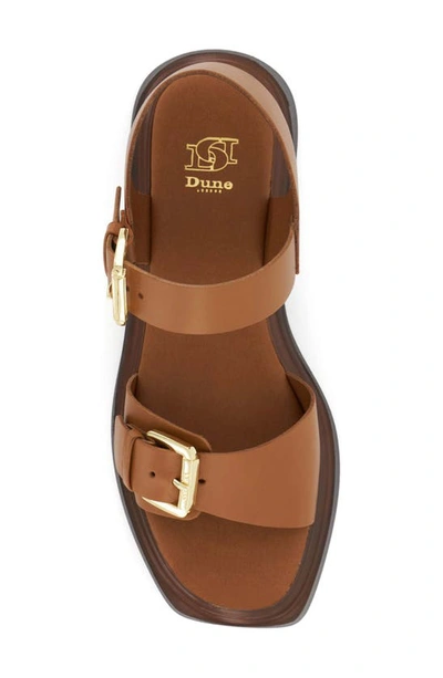 Dune London Loells Platform Sandal In Tan