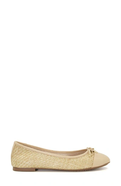 Shop Dune London Hallo Ballet Flat In Natural