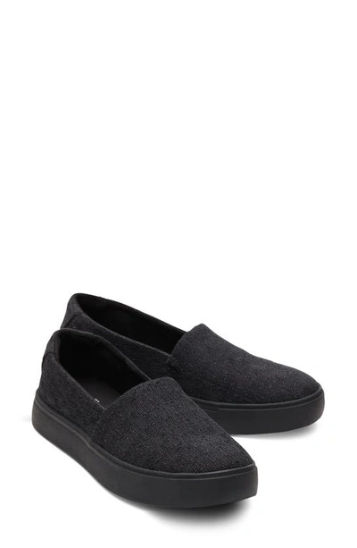 Shop Toms Kameron Slip-on Sneaker In Black