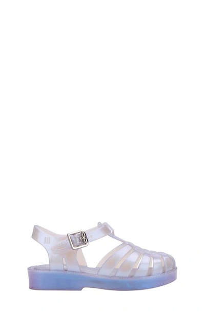 Melissa Possession Jelly Fisherman Sandal In Clear, Women's At Urban Outfitters In Pearly Blue