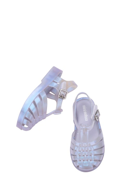 Melissa Possession Jelly Fisherman Sandal In Clear, Women's At Urban Outfitters In Pearly Blue