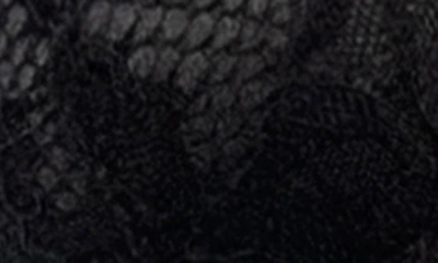Shop Mapalé Scalloped Lace Bra & Briefs In Black