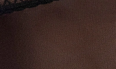 Mapalé Mapale Sheer Lace & Mesh Teddy In Black