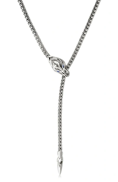 John Hardy Naga Y-necklace In Silver