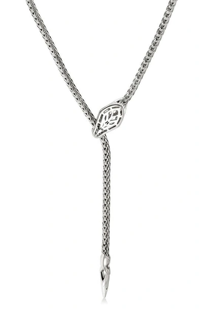 John Hardy Naga Y-necklace In Silver