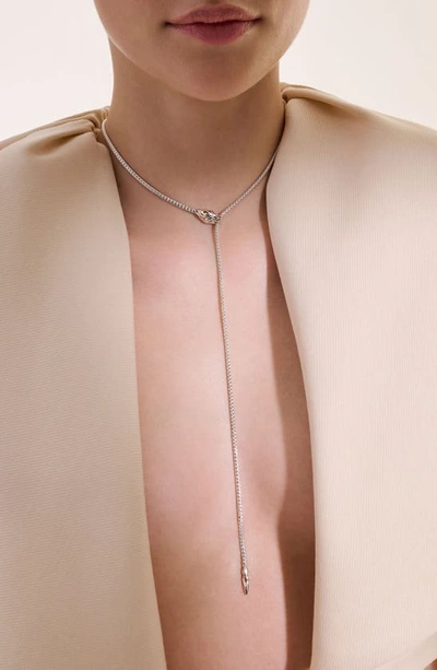 John Hardy Naga Y-necklace In Silver