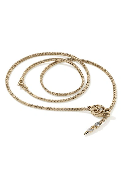 Shop John Hardy Naga Layered Bracelet In Gold