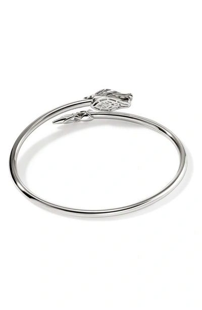 Shop John Hardy Naga Bypass Cuff Bracelet In Silver