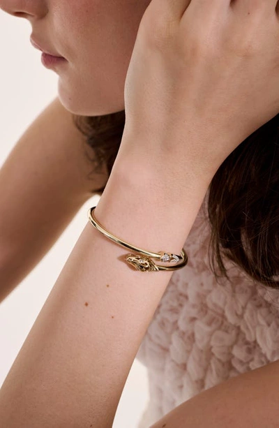 John Hardy Naga Bypass Cuff Bracelet In Gold