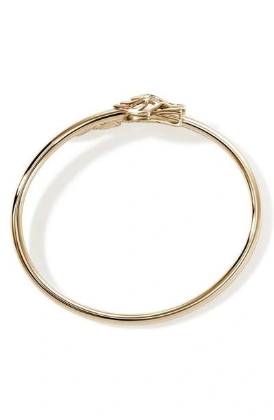 John Hardy Naga Bypass Cuff Bracelet In Gold
