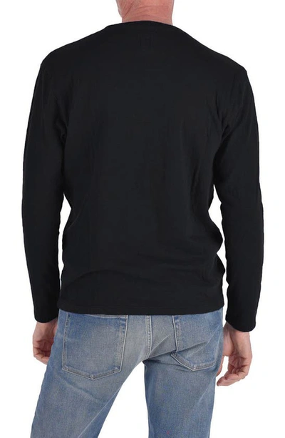 Shop Hiroshi Kato The Drill Crewneck Long Sleeve T-shirt In Black