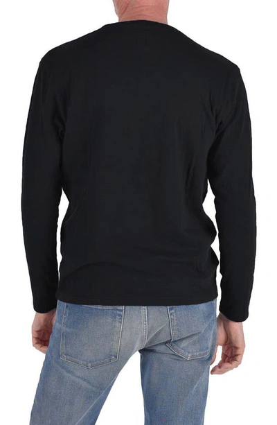Hiroshi Kato The Drill Crewneck Long Sleeve T-shirt In Black