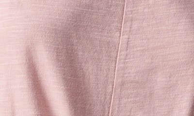 Sanctuary Twisted Cotton Blend Slub Jersey Tank In Rose Smoke