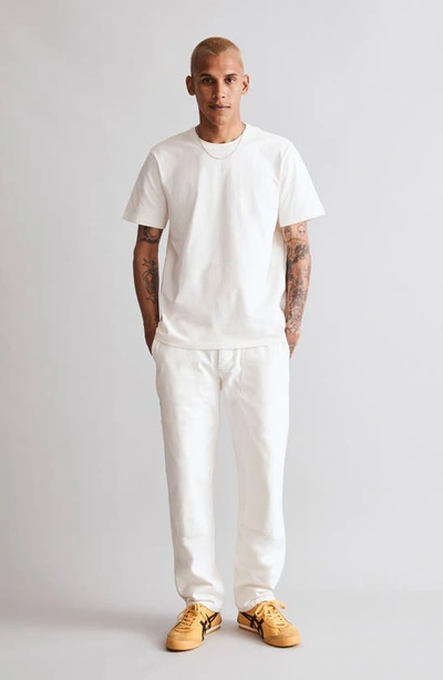 Madewell Garment-dyed Allday Crewneck Pocket Tee In Lighthouse