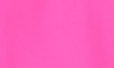 Shop Vince Camuto Split Neck Georgette Blouse In Hot Pink