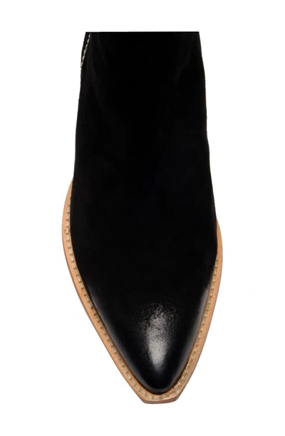 Shop Free People Bowers Embroidered Bootie In Black/ Sand Dune