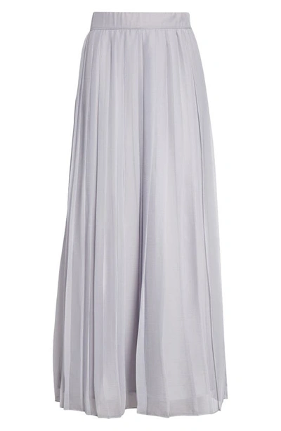 Shop Eleventy Pleated Maxi Skirt In Dust