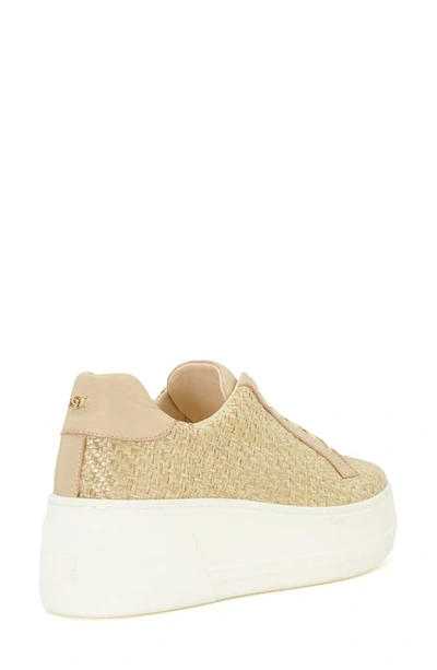 Dune London Episode Platform Sneaker In Natural