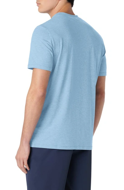 Shop Bugatchi V-neck Performance T-shirt In Sky