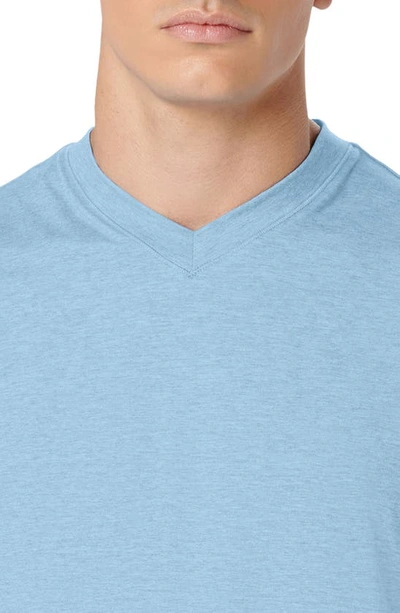 Bugatchi V-neck Performance T-shirt In Sky