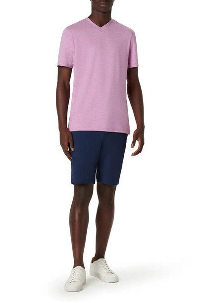 Bugatchi V-neck Performance T-shirt In Violet