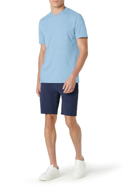 Bugatchi V-neck Performance T-shirt In Sky