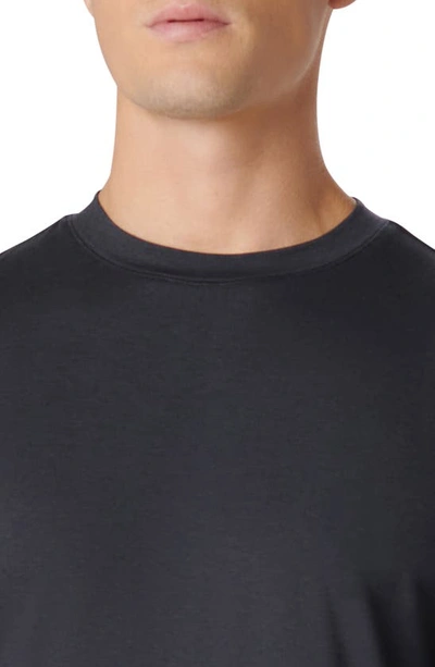 Bugatchi Hank Solid Pima Cotton T-shirt In Black