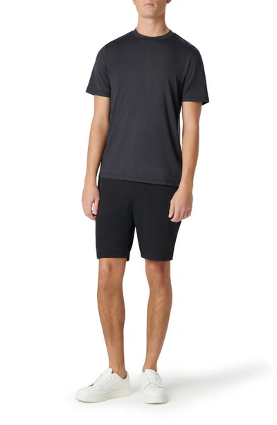 Bugatchi Hank Solid Pima Cotton T-shirt In Black