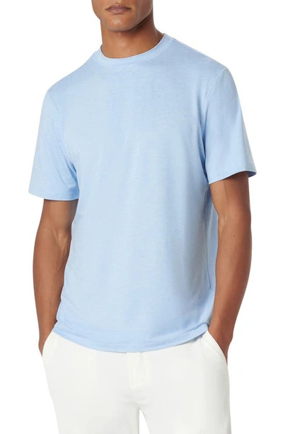 Shop Bugatchi Crewneck Performance T-shirt In Sky