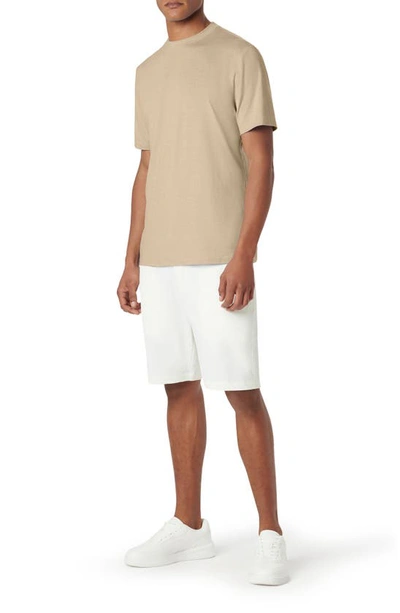Bugatchi Crewneck Performance T-shirt In Sand