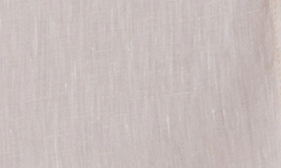 Bugatchi Shaped Fit Solid Linen Button-up Shirt In Sand