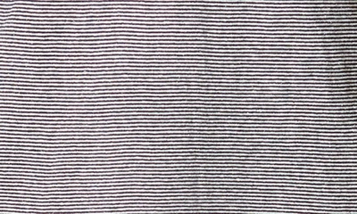 Bugatchi Pinstripe Hemp & Lyocell Polo In Black